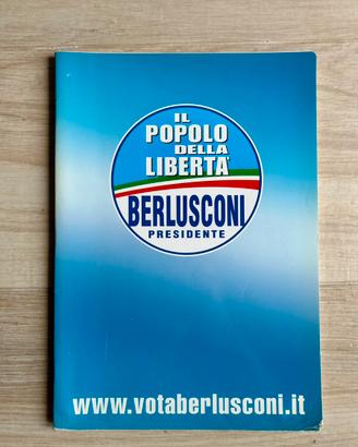 Quaderno a righe Silvio Berlusconi presidente