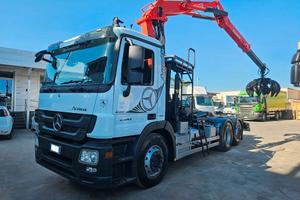 MERCEDES ACTROS 2544 GRU POLIPO E SCARRABILE-2012