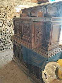 Set legno credenza +tavolo miglior offerente
