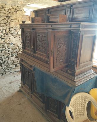 Set legno credenza +tavolo miglior offerente