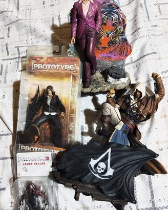 Lotto action figure collector playstion x4