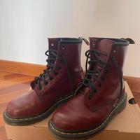 Stivaletti Dr Martens bordeaux