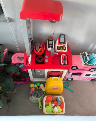 cucina giocattolo smobt + vari accessori e giochi