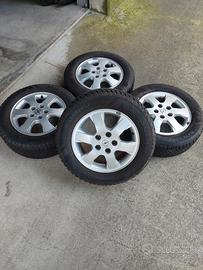 Gomme usate 500km 4 stagioni,cerchi originali Opel