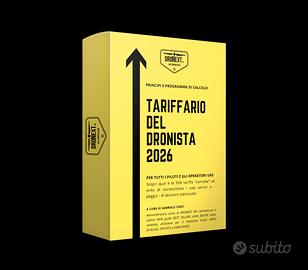Tariffario del dronista 2026 compendio + programma