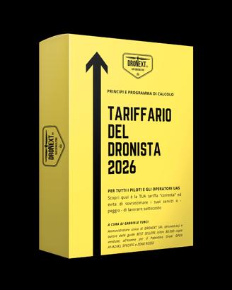 Tariffario del dronista 2026 compendio + programma