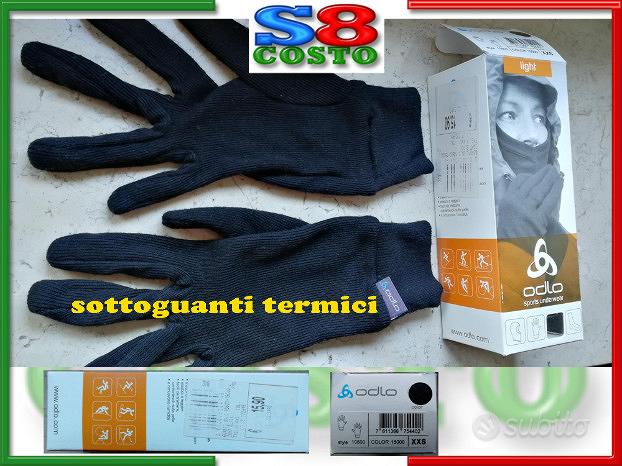 ODLO 10600-15000, Sottoguanti Unisex, Black, XXS - Sports In vendita a  Torino