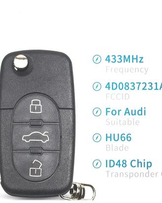 CHIAVE COMPLETA AUDI A3 97-03 A4 99-01 A6 98-05 A8