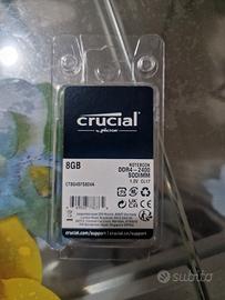8Gb RAM Crucial DDR4-2400 NOTEBOOK 
