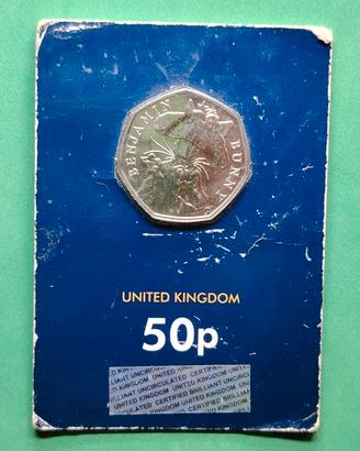 50 Pence Benjamin Bunny 2017 FDC