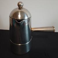 Rara caffettiera Carmencita serie oro vintage 