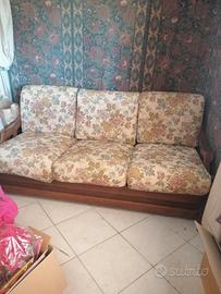 Divano-letto con poltrone