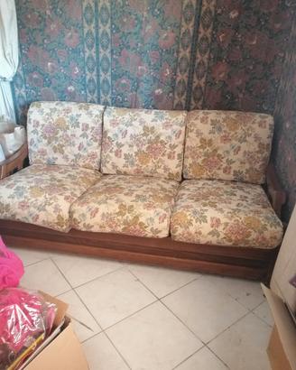 Divano-letto con poltrone