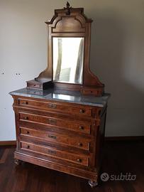 Mobile fine ‘800 con specchiera removibile