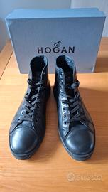 Sneakers Hogan in pelle nera