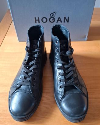 Sneakers Hogan in pelle nera