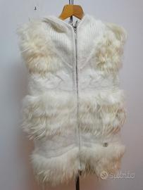 Roberto Cavalli Gilet pelliccia Angora Mis 42