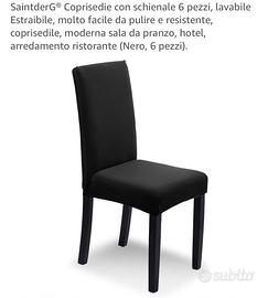 Coprisedie sedile e schienale