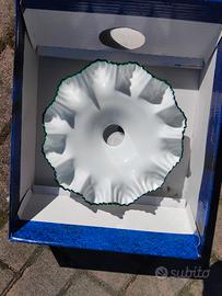 LAMPADARIO IN VETRO OPALINA