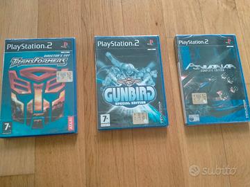 Transformers, Psyvair e Gunbird per ps2 PAL ita