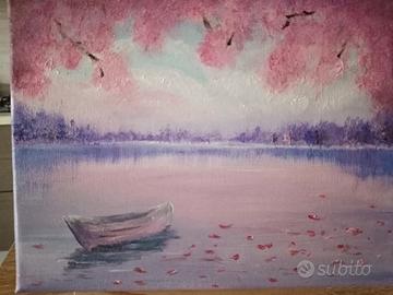 pittura su tela dipinti a mano piccole dimensioni 