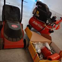 tagliaerba più compressore con kit 