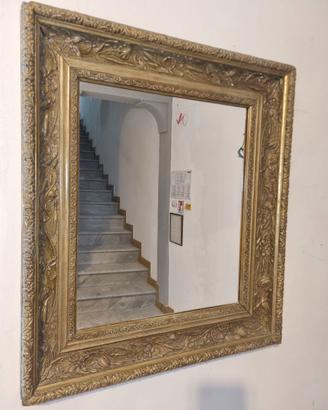Specchiera antica, dorata del 1800, francese