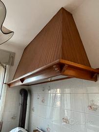 Cappa rustica in legno