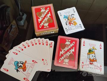 Carte Gioco Modiano Disney originali 