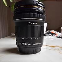 Obiettivo Canon EF-S 10-18mm f/4.5-5.6 IS STM 