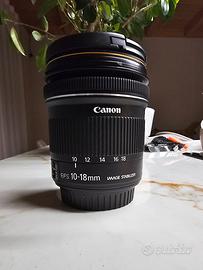 Obiettivo Canon EF-S 10-18mm f/4.5-5.6 IS STM 