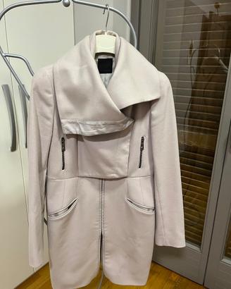 Cappotto PINKO donna beige – Taglia M – Collo asim