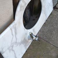 piano in marmo per lavabo 