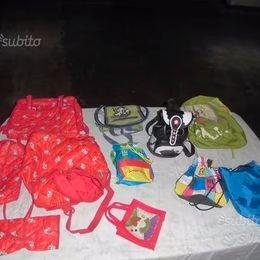 Lotto11 pz borse bimbo e berretti donna