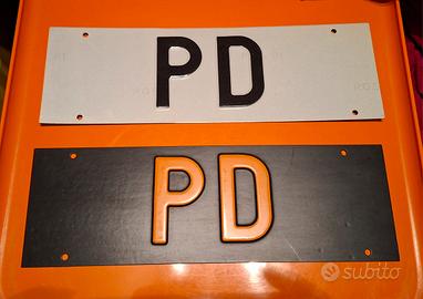 Targhe auto da collezione 