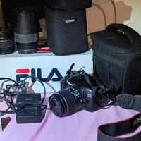 Canon EOS 550D più obiettivi e accessori 