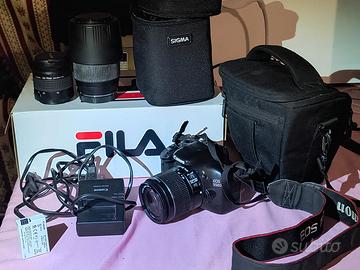 Canon EOS 550D più obiettivi e accessori 