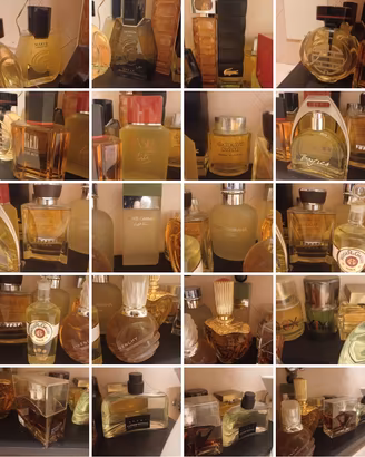 lotto 21 profumi factice giganti collezione 