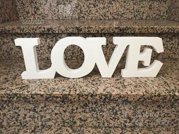 Scritte in legno matrimonio