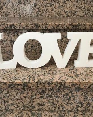 Scritte in legno matrimonio