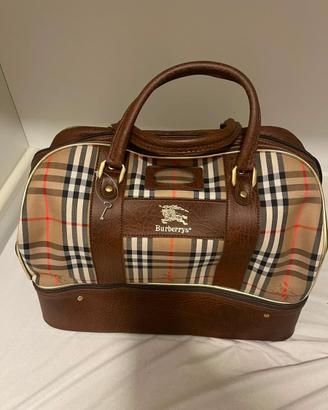 Borsone Burberrys Vintage Golf Grip Nova Check