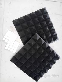 Pannelli Fonoassorbenti NUOVI 48 pezzi