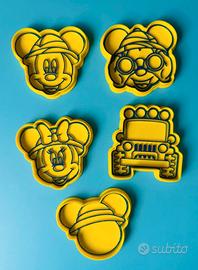 set 5 formine Mickey e Minnie