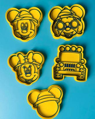 set 5 formine Mickey e Minnie