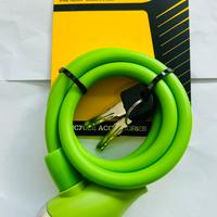 Lucchetto per Bicicletta  Spirale Fluo 100 CM