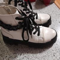 DockerS scarponcini bianchi tg37