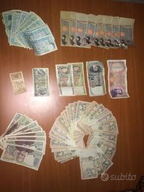 Banconote vecchie Lire in blocco