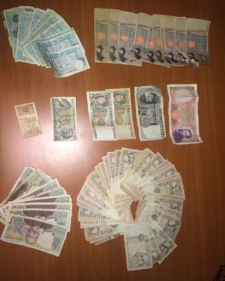 Banconote vecchie Lire in blocco