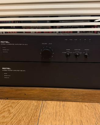 Amplificatore Hi-Fi Rotel RA-870 + RB-870