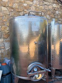 Vasca cisterna 20 hl acciaio inox